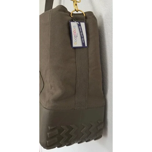 BOGG Boat Bag by Bogg Bag Olive Green Double Handles Adjustable Shoulder Strap - Picture 8 of 16